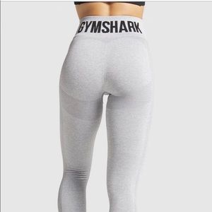 Gymshark Flex Leggings in Light Grey Marl
